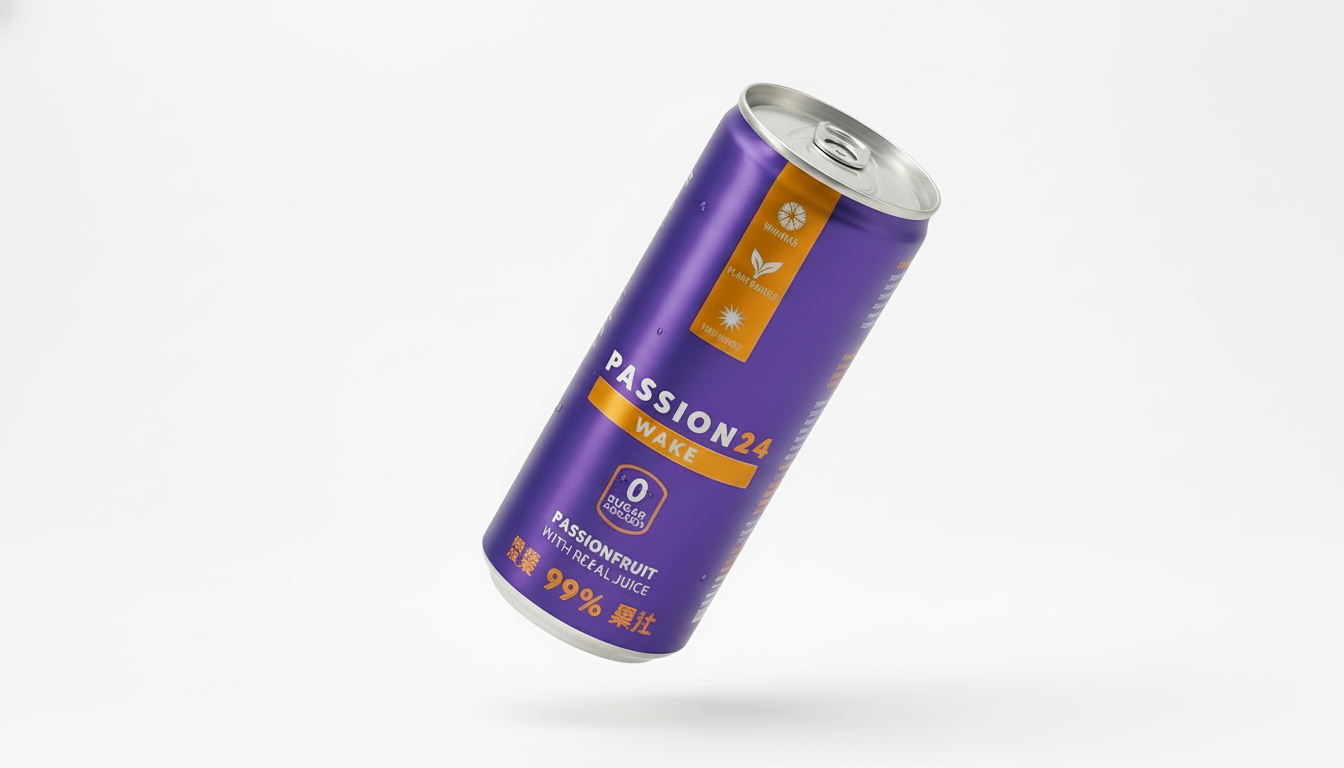 PASSION 24 機能飲品瓶身展示